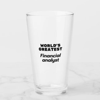 World's greatest Financial Analyst Glass