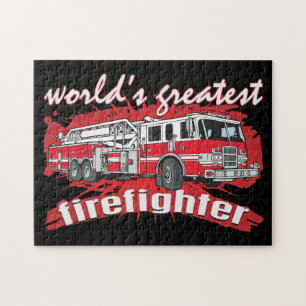 World's Greatest Firefighter Jigsaw Puzzle