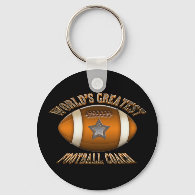 World's Greatest Football Coach Key Ring (Front)