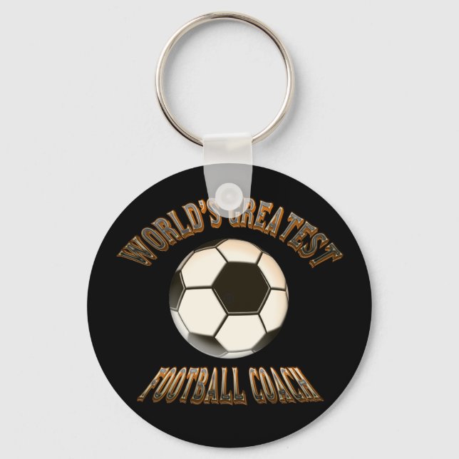 World's Greatest Football Coach Key Ring (Front)
