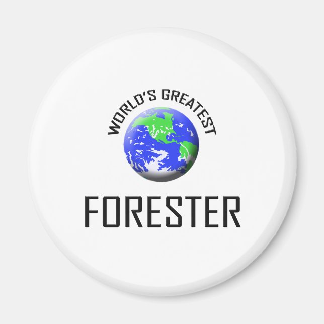 World's Greatest Forester Magnet (Front)