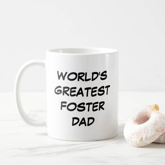 "World's Greatest Foster Dad" Mug (With Donut)