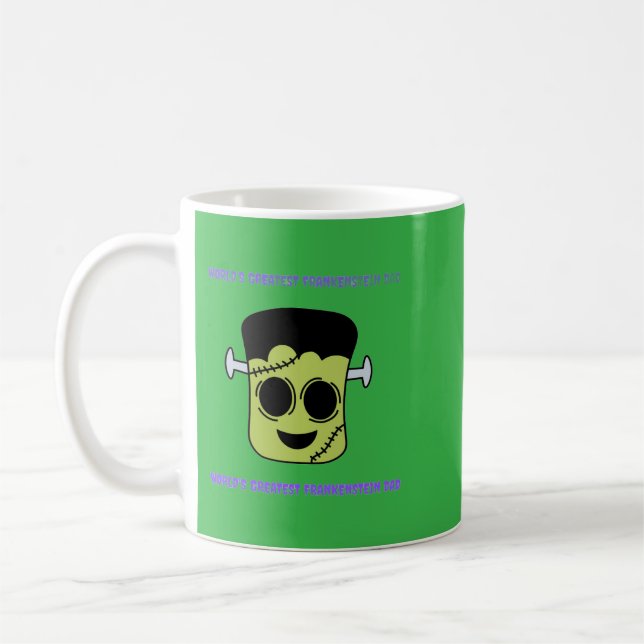 World's Greatest Frankenstein Dad coffee mug  (Left)