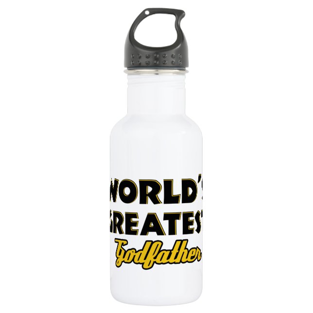 World's greatest Godfather 532 Ml Water Bottle (Front)