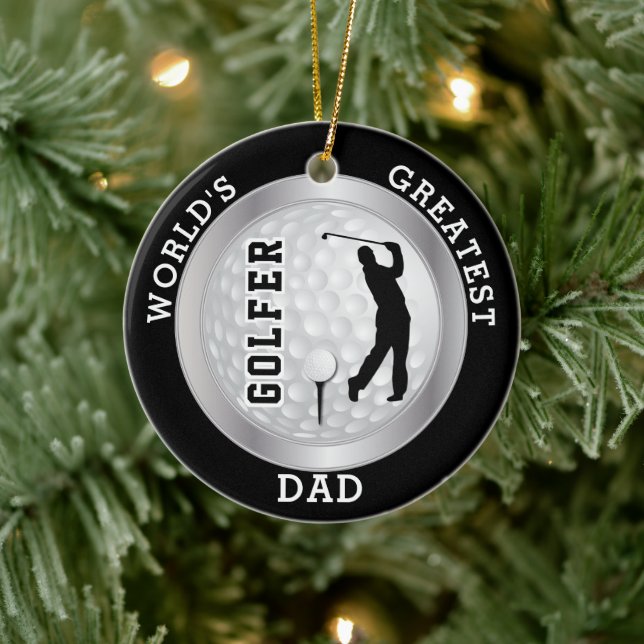 World's Greatest Golfer | Golf Ball Ceramic Tree Decoration (Tree)