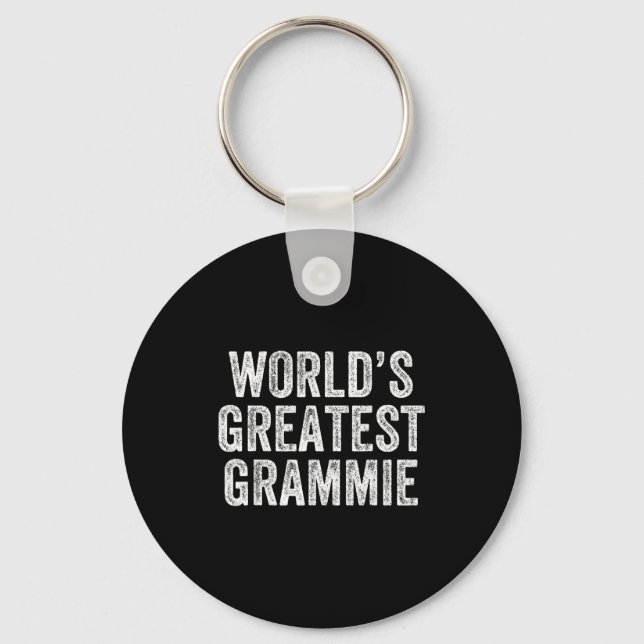 World's Greatest Grammie Funny Grandma Joke Mother Key Ring (Front)