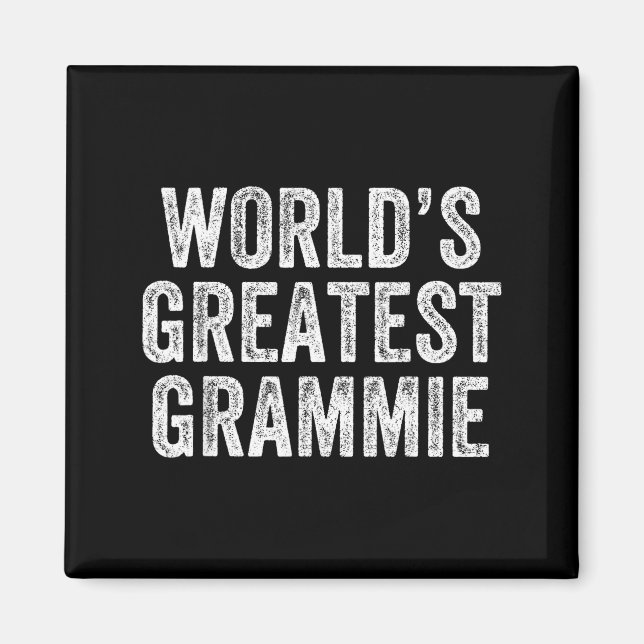 World's Greatest Grammie Funny Grandma Joke Mother Magnet (Front)