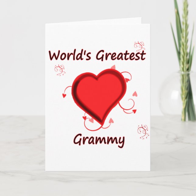 World's Greatest grammy Card (Front)