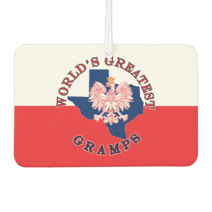 World's Greatest Gramps Car Air Freshener