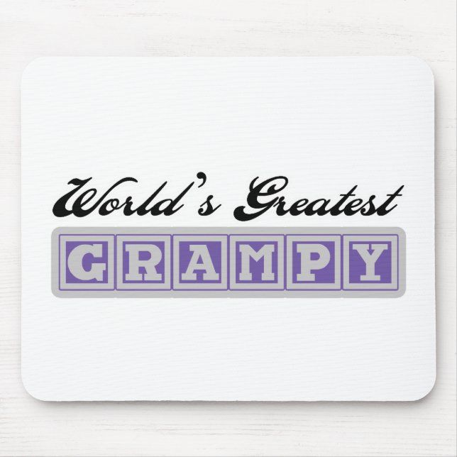 World's Greatest Grampy Mouse Mat (Front)