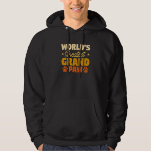 World's Greatest Grand Paw Pet Dog Lover Grandpa G Hoodie