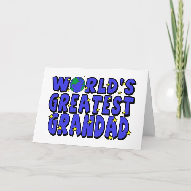 World's Greatest    Grandad Card (Front)