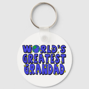 World's Greatest    Grandad Key Ring