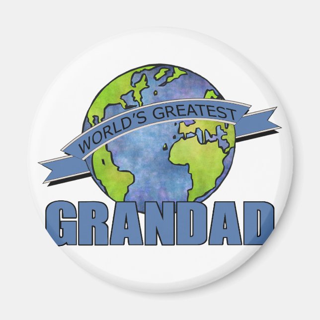 World's Greatest Grandad Magnet (Front)