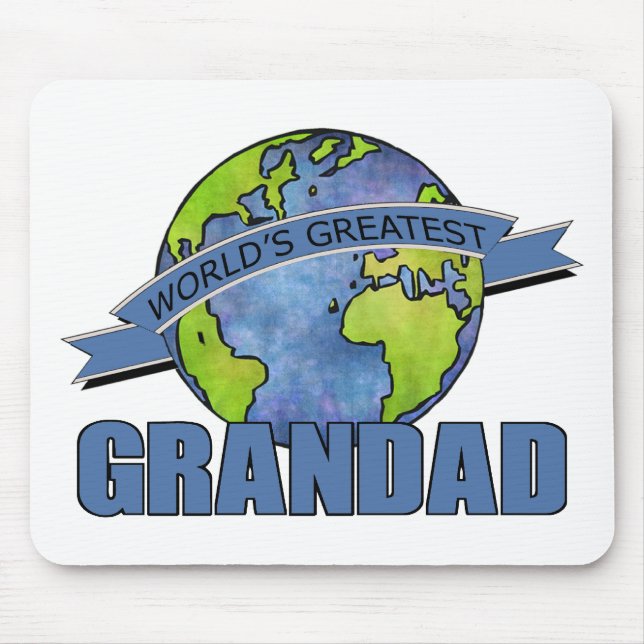 World's Greatest Grandad Mouse Mat (Front)