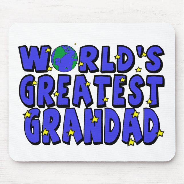 World's Greatest    Grandad Mouse Mat (Front)