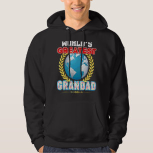 World's Greatest Grandad On Earth Proud Father Day Hoodie