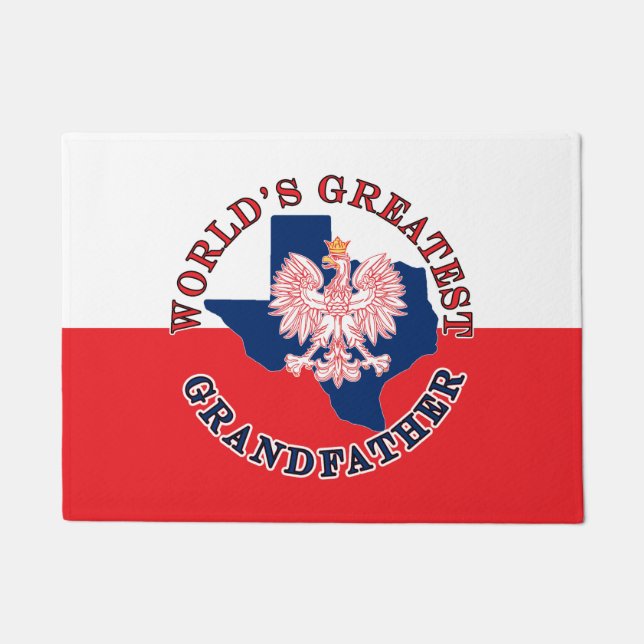 World's Greatest Grandfather Doormat (Front)