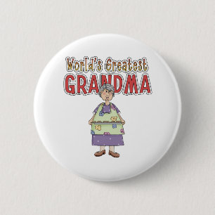 World's Greatest Grandma 6 Cm Round Badge
