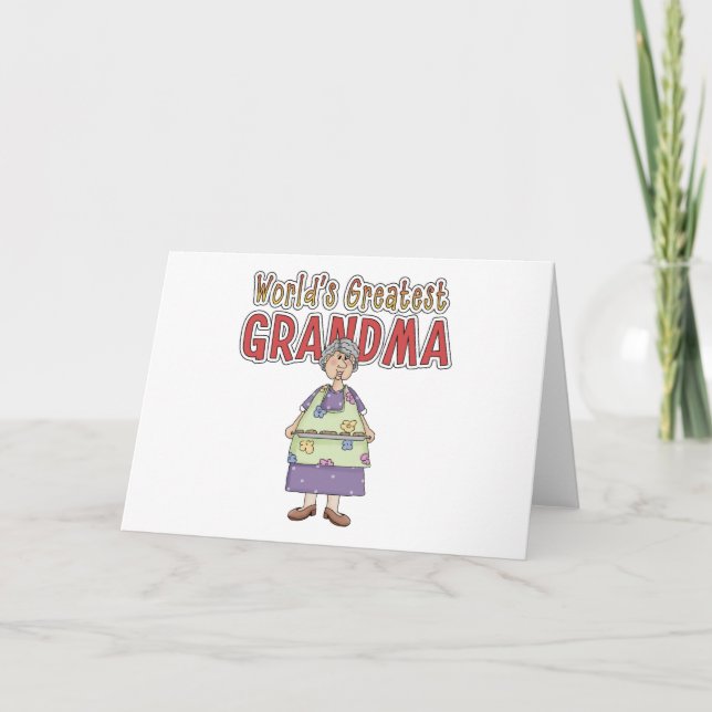 World's Greatest Grandma Card (Front)