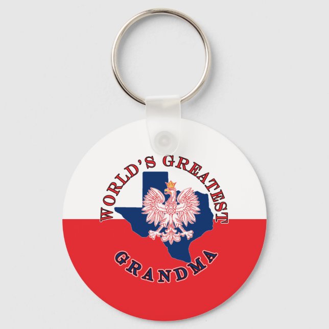 World's Greatest Grandma Key Ring (Front)