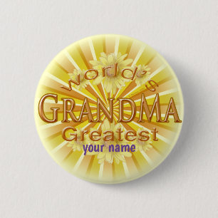 Worlds Greatest Grandma  pin button