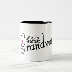 Worlds Greatest Grandma Two-Tone Coffee Mug
