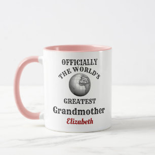 Worlds Greatest Grandmother Add Your Name Grandma Mug