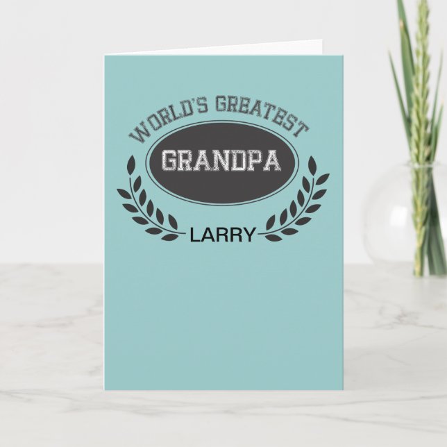 Worlds Greatest Grandpa Card (Front)