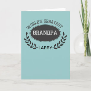 Worlds Greatest Grandpa Card