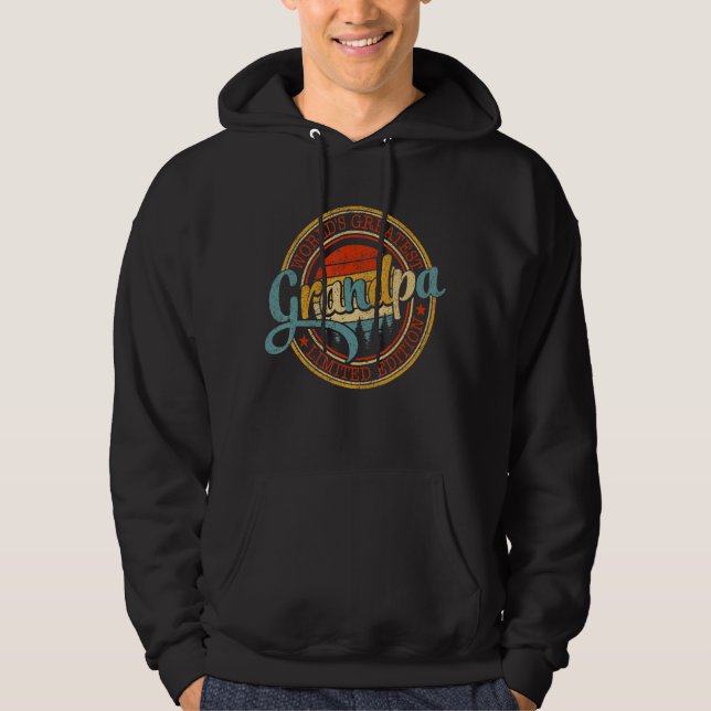 World's Greatest Grandpa  Fathers Day Hoodie (Front)