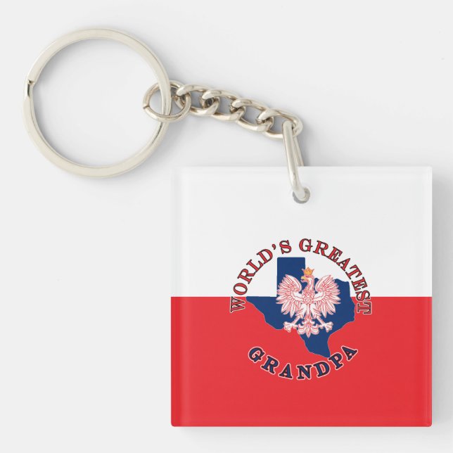 World's Greatest Grandpa Key Ring (Front)