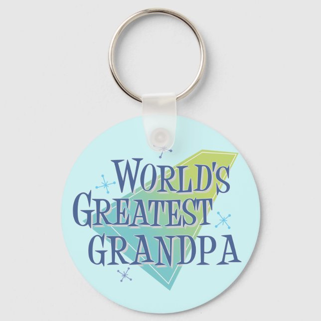 World's Greatest Grandpa Key Ring (Front)