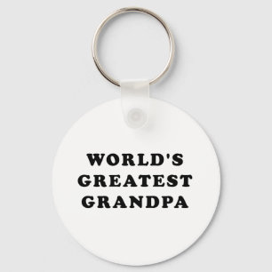 World's Greatest Grandpa Key Ring