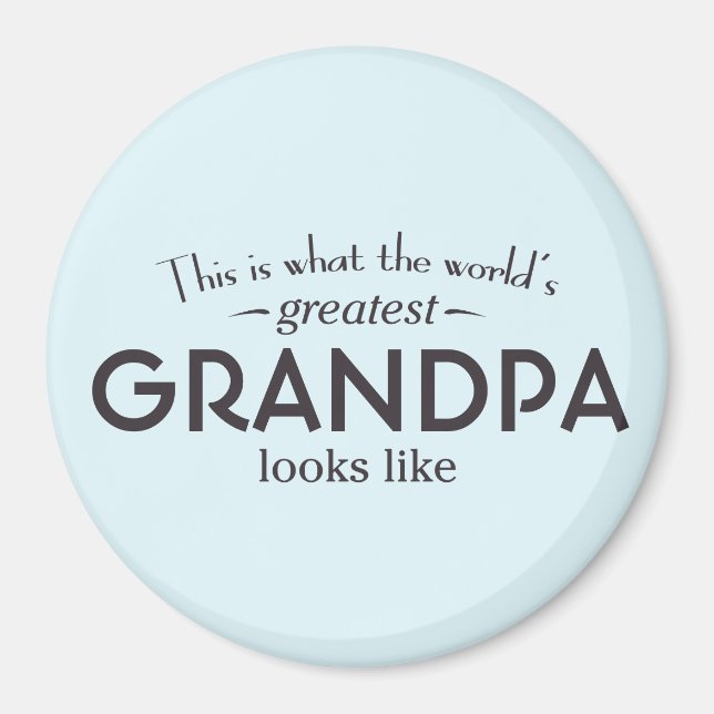 World's Greatest Grandpa Magnet (Front)