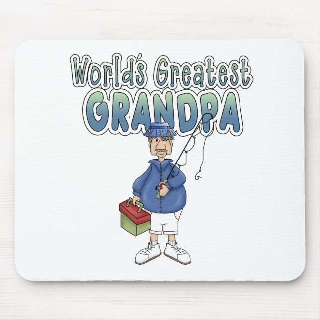 World's Greatest Grandpa Mouse Mat (Front)
