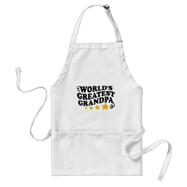 World's Greatest Grandpa Standard Apron (Front)