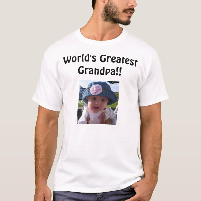 World's Greatest Grandpa!! T-Shirt (Front)