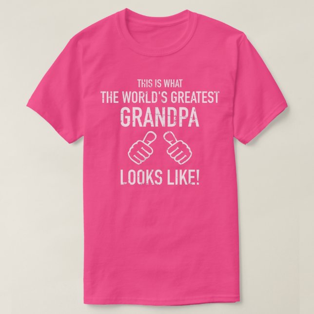 Worlds greatest Grandpa  T-Shirt (Design Front)