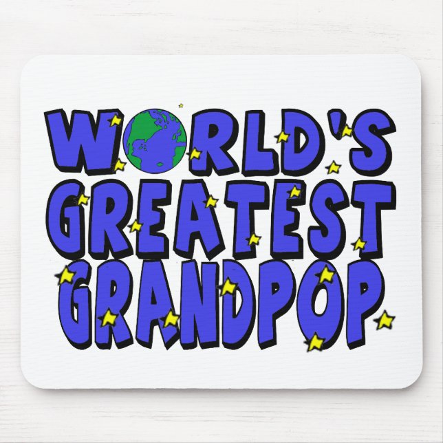 World's Greatest Grandpop Mouse Mat (Front)