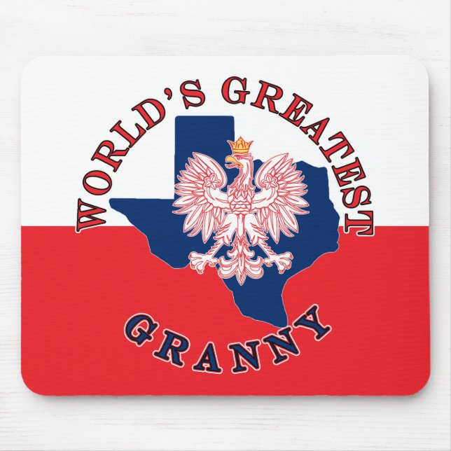 World's Greatest Granny Mouse Mat (Front)