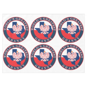 World's Greatest Granny Tablecloth