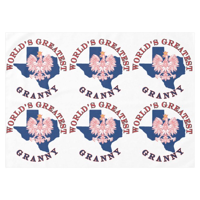 World's Greatest Granny Tablecloth (Front (Horizontal))