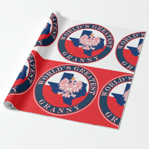 World's Greatest Granny Wrapping Paper