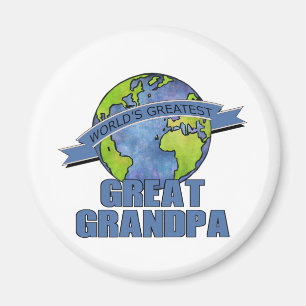 World's Greatest Great Grandpa Magnet