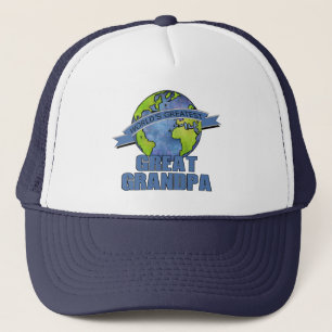 World's Greatest Great Grandpa Trucker Hat