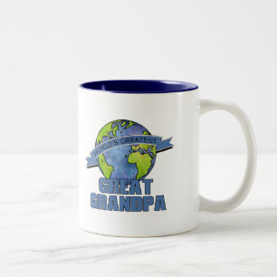 World's Greatest Great Grandpa Two-Tone Coffee Mug