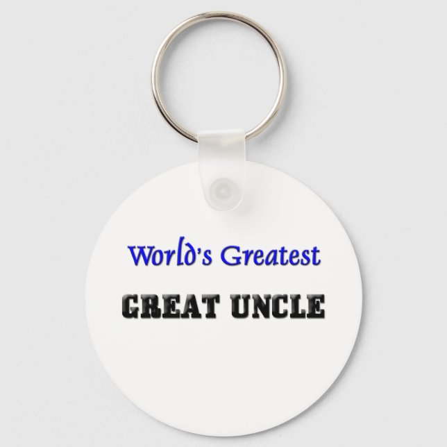 World's Greatest Great Uncle Key Ring (Front)