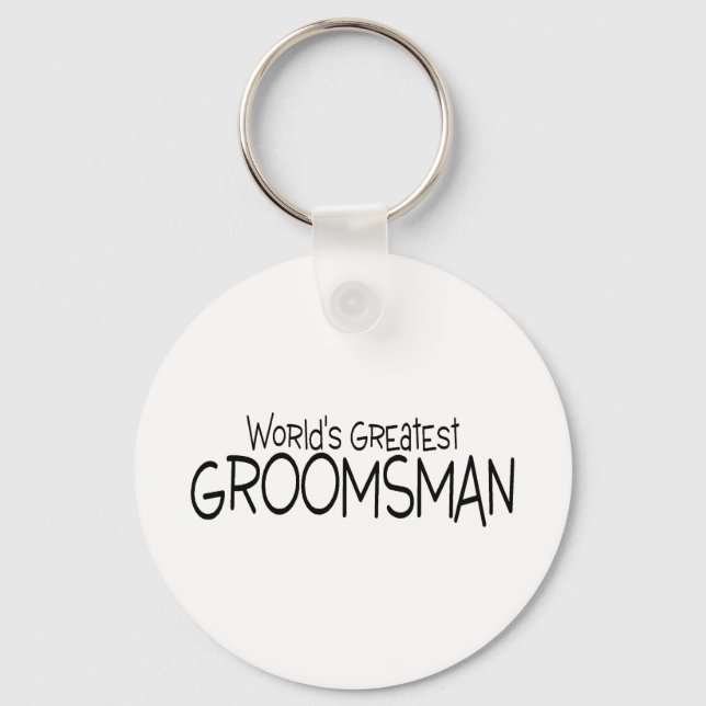 Worlds Greatest Groomsman Key Ring (Front)