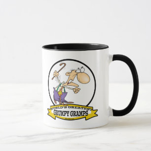 WORLDS GREATEST GRUMPY GRAMPS CARTOON MUG